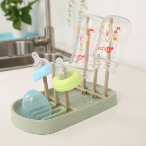 Petit égouttoir vaisselle biberons en paille de blé