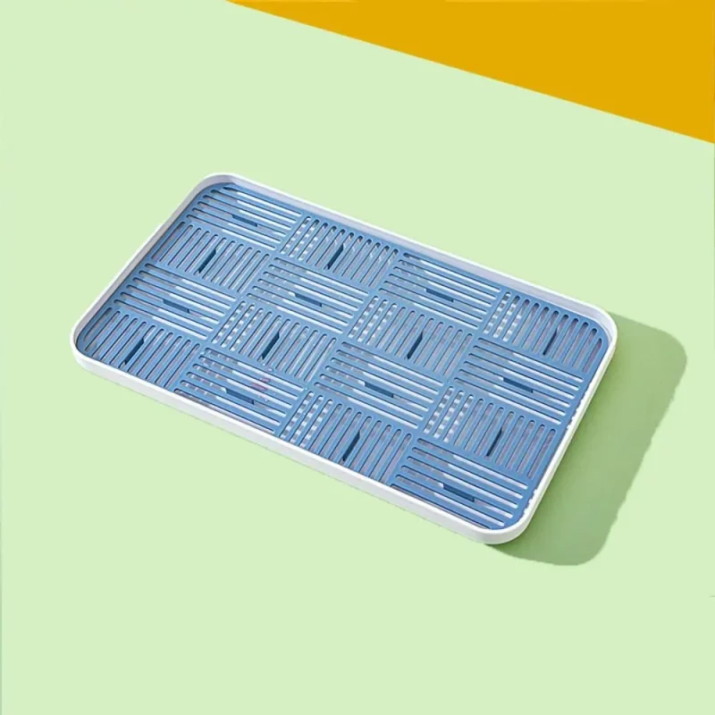 Tapis égouttoir vaisselle à double couche Amovible