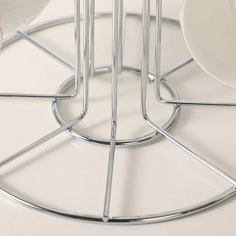 Égouttoir Vaisselle Design en Métal à 8 Crochets pour Tasses – Image 5
