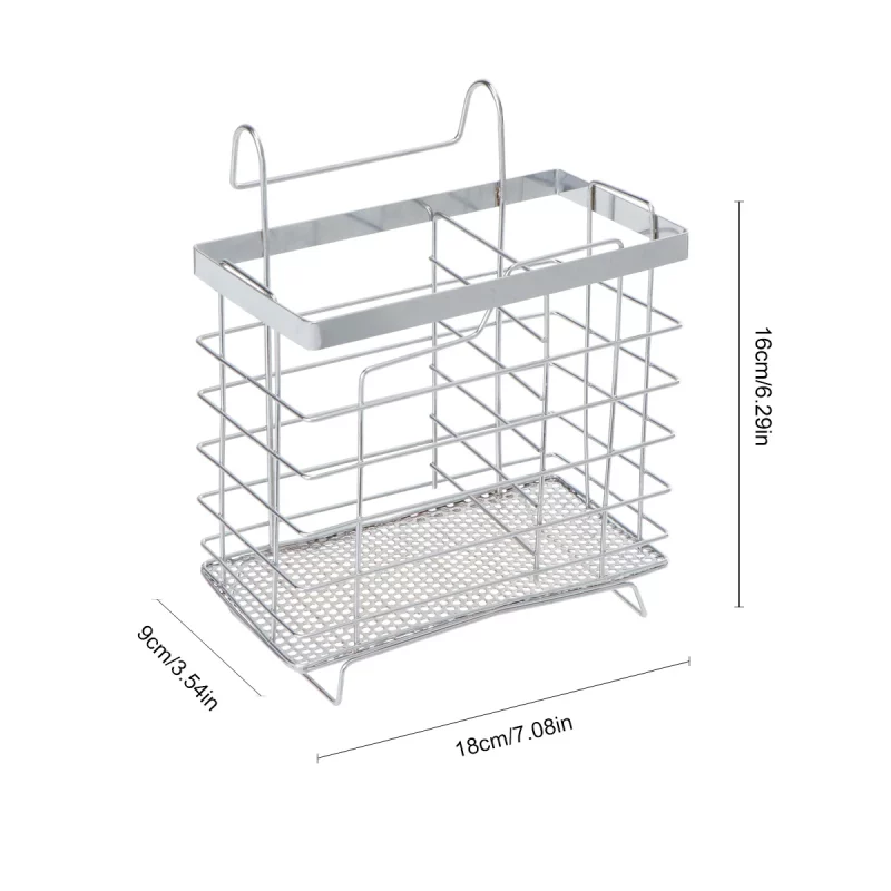 Égouttoir vaiselle design rectangulaire pour ustensiles de cuisine