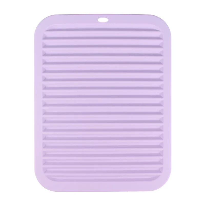 Tapis égouttoir vaisselle en silicone ultra souple – Image 3